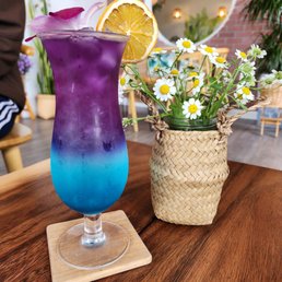 A fresh fruit lemonade