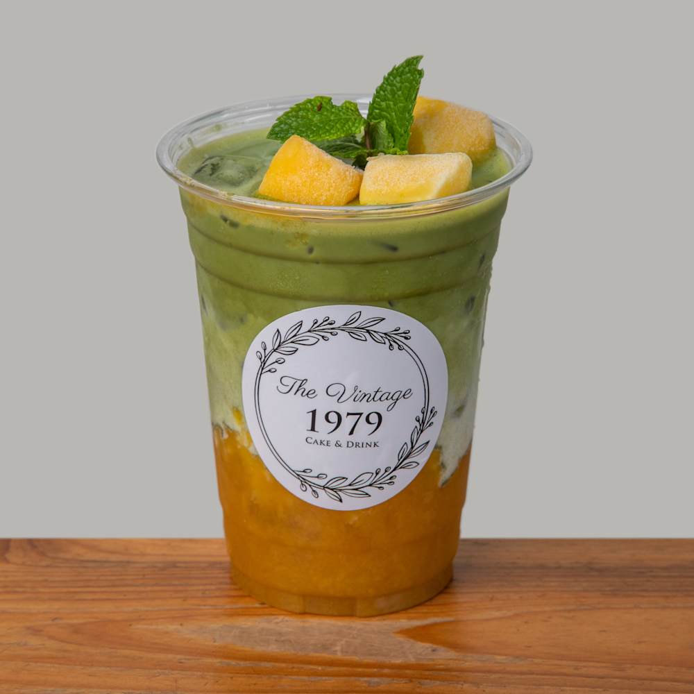 Mango Matcha Latte